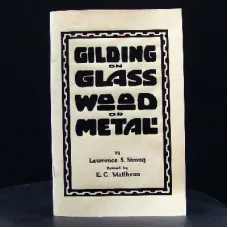 Gilding on Glass Wood Metal Book