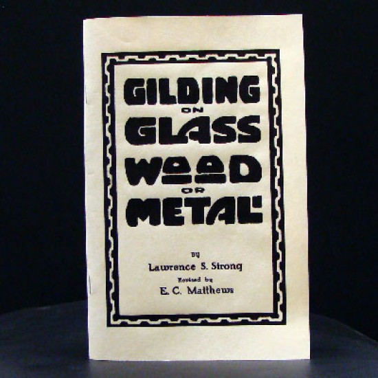 Gilding on Glass Wood Metal Book