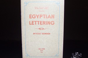 Egyptian Lettering Styles-Book