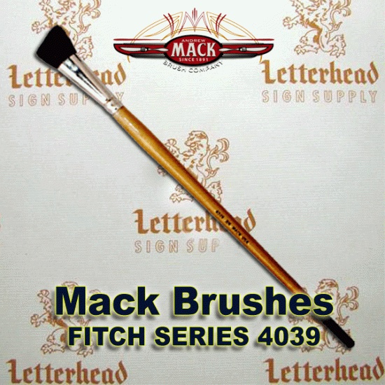 Fitch Brushes soft Sable hair Series-4039 Size 3/4"