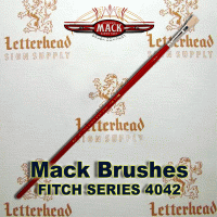 Fitch Brush Lettering Series-4042 size 1/4"