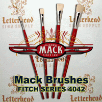 Fitch Lettering Brushes Full Set Series-4042 Fitch Lettering Brushes Full Set Series-4042