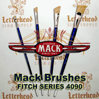 Fitch Angular lettering Brush Full Set Series-4090 Fitch Angular lettering Brush Full Set Series-4090