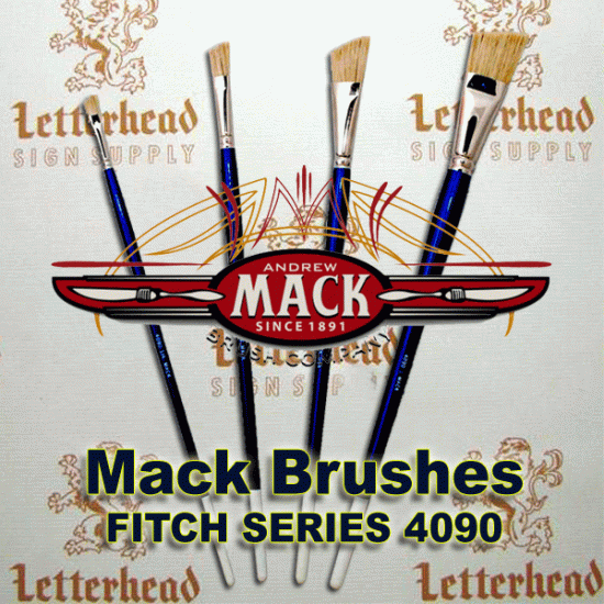 Fitch Angular lettering Brush Full Set Series-4090
