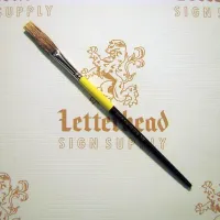 Flat Lettering Brush Grey Stroke series-1932 size 3/8"