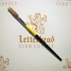 Flat Lettering Brush Grey Stroke series-1932 size 3/8" Flat Lettering Brush Grey Stroke series-1932 size 3/8"
