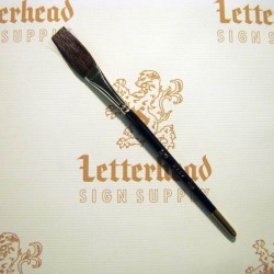 Flat Lettering Brush "Soft Stroke" Brown series-1992 size 5/8" Flat Lettering Brush "Soft Stroke" Brown series-1992 size 5/8"