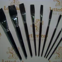 mack brush flat lettering brushes jet stroke series-1962 full set mack brush flat lettering brushes jet stroke series-1962 full set