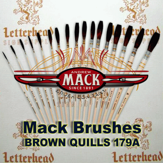 Lettering Quill brush brown series 179 Full Set