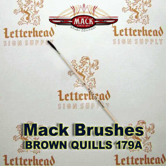 Lettering Quill brush brown series 179 size 1