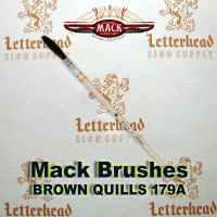 Lettering Quill brush brown series 179 size 10 Lettering Quill brush brown series 179 size 10