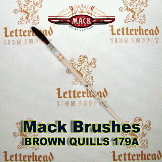 Lettering Quill brush brown series 179 size 10