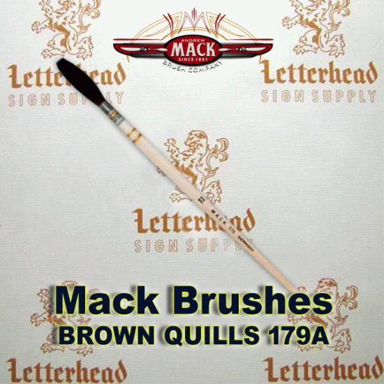 Lettering Quill brush brown series 179 size 12