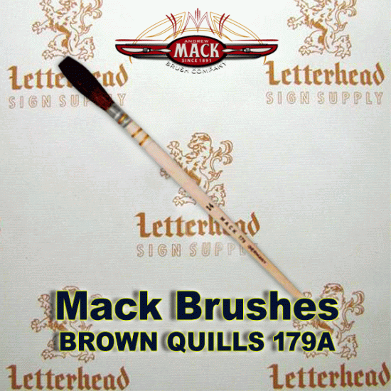 Lettering Quill brush brown series 179 size 14
