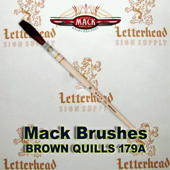Lettering Quill brush brown series 179 size 16