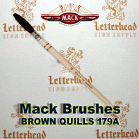 Lettering Quill brush brown series 179 size 18 Lettering Quill brush brown series 179 size 18