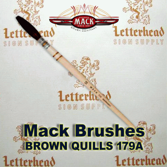 Lettering Quill brush brown series 179 size 18