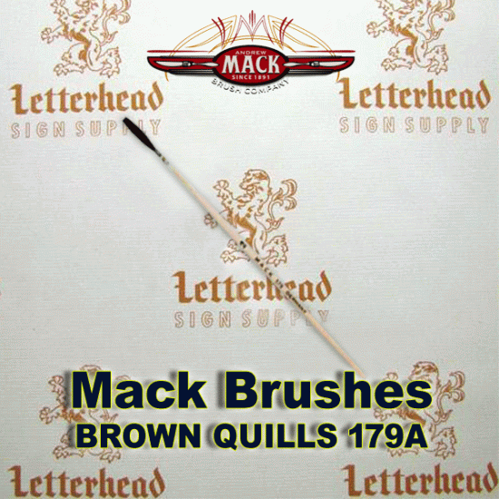 Lettering Quill brush brown series 179 size 2