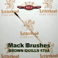 Lettering Quill brush brown series 179 size 4