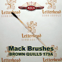 Lettering Quill brush brown series 179 size 6