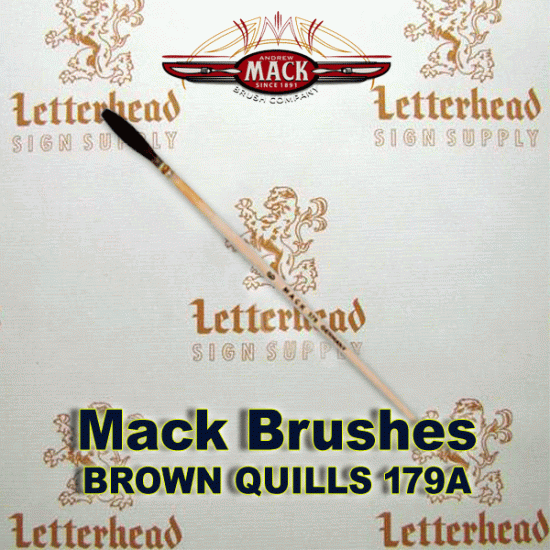 Lettering Quill brush brown series 179 size 6