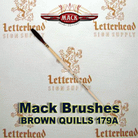 Lettering Quill brush brown series 179 size 7