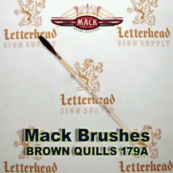 Lettering Quill brush brown series 179 size 7