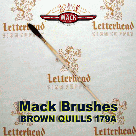 Lettering Quill brush brown series 179 size 9
