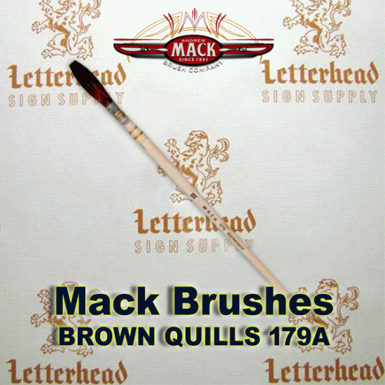 Lettering Quill brush brown series 179 size 11