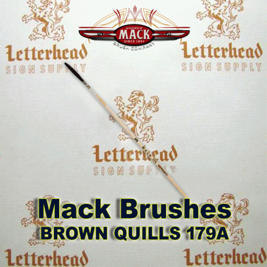 Lettering Quill brush brown series 179 size 3