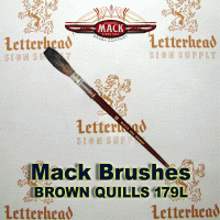 Lettering Quill Brown Squirrel Size 22 Series 179L