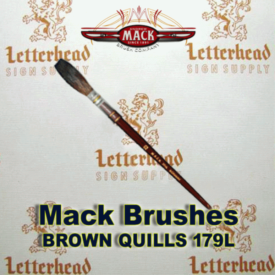 Lettering Quill Brown Squirrel Size 22 Series 179L