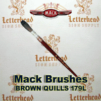 Lettering Quill Brown Squirrel size 20 series 179L