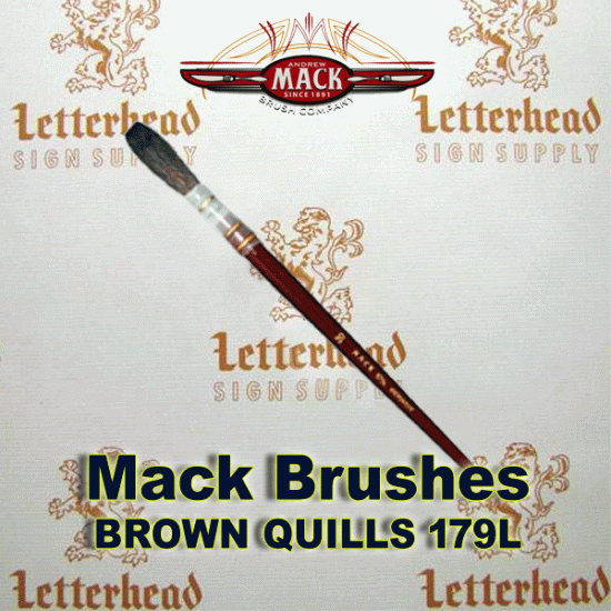 Lettering Quill Brown Squirrel size 20 series 179L