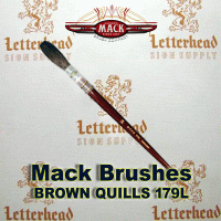 Lettering Quill Brown Squirrel size 24 series 179L