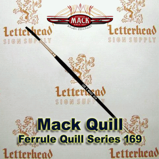 Ferrule Quill Lettering Brush Series-169 size 3