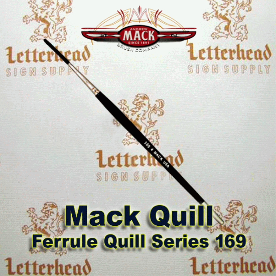 Ferrule Quill Lettering Brush Series-169 size 4