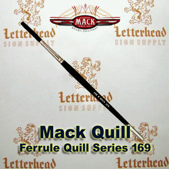 Ferrule Quill Lettering Brush Series-169 size 8