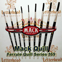 Ferrule Quill Lettering Brushes Series-169 Full Set