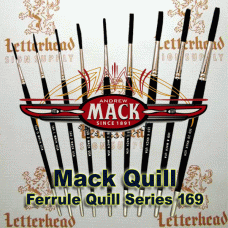 Ferrule Quill Lettering Brushes Series-169 Full Set
