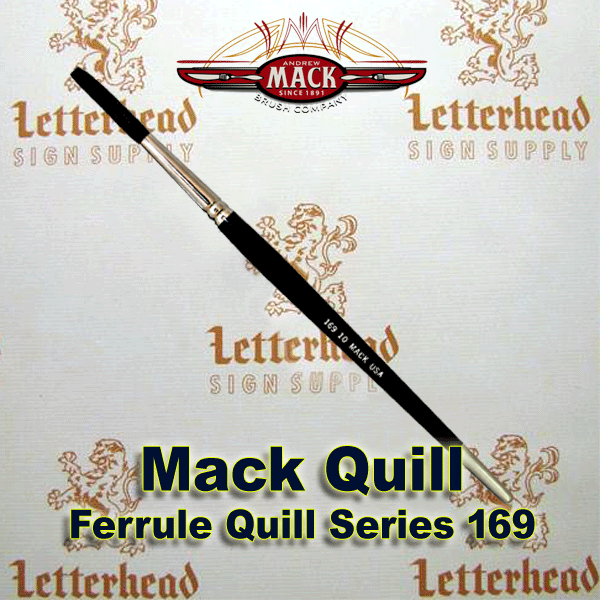 Ferrule Quill Lettering Brush Series-169 size 12