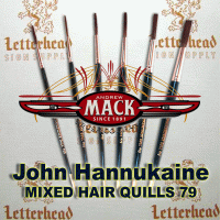 Quill lettering Brushes Mixed Hair Series 79 Full Set