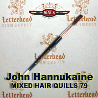 Quill lettering Brushes Mixed Hair Series 79 size 10 XL