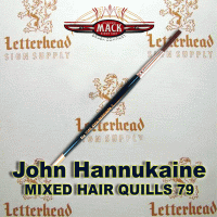 Quill lettering Brushes Mixed Hair Series 79 size 8 L