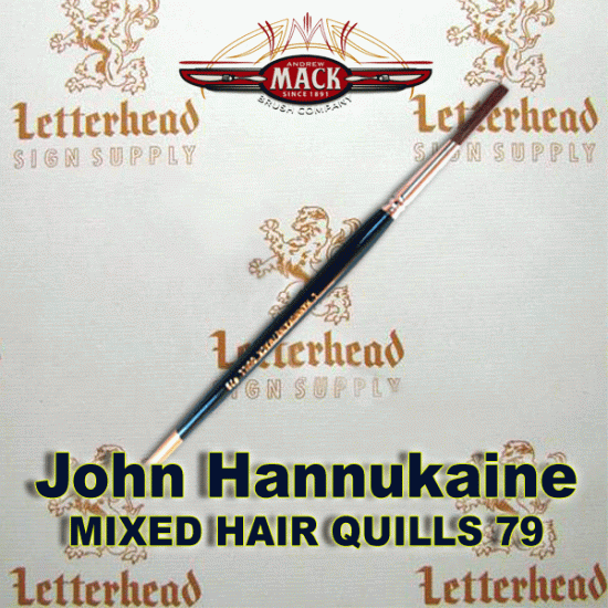 Quill lettering Brushes Mixed Hair Series 79 size 8 L