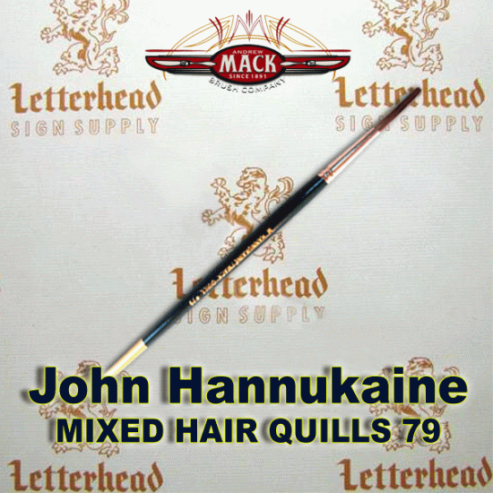 Quill lettering Brushes Mixed Hair Series 79 size 6 m
