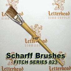 1-1/2" Angled Fitch lettering Brush Scharff series 823 1-1/2" Angled Fitch lettering Brush Scharff series 823