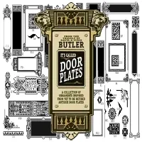 Butler Door Plates Clip-Art 