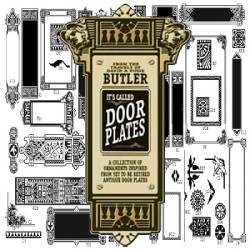 Butler Door Plates Clip-Art  Butler Door Plates Clip-Art