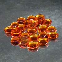 Amber Crystal Sign Jewels 15mm 